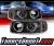Sonar® LED CCFL Halo Projector Headlights (Black) - 99-06 GMC Sierra Denali