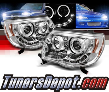 Sonar® LED Halo Projector Headlights - 05-11 Toyota Tacoma