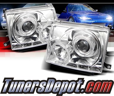 Sonar® LED Halo Projector Headlights - 97-00 Toyota Tacoma