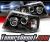 Sonar® LED Halo Projector Headlights (Black) - 03-06 Ford Expedition