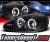 Sonar® LED Halo Projector Headlights (Black) - 92-96 Mazda MX3 MX-3
