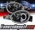Sonar® LED Halo Projector Headlights (Black) - 95-99 Dodge Neon
