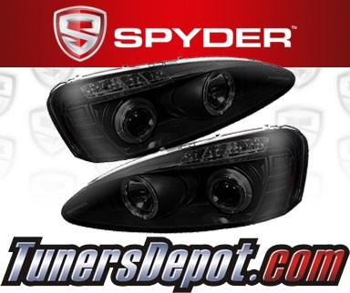 Sonar® LED Halo Projector Headlights (Black Smoke) - 04-08 Pontiac Grand Prix