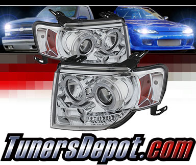Sonar® LED Halo Projector Headlights (Chrome) - 08-12 Ford Escape