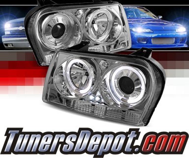 Sonar® LED Halo Projector Headlights (Chrome) - 09-10 Chrysler 300
