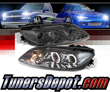 Sonar® LED Halo Projector Headlights (Smoke) - 03-05 Mazda 6