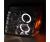Sonar® LED Halo Projector Headlights (Smoke) - 03-06 Cadillac Escalade (w/ HID Only)