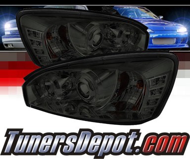 Sonar® LED Halo Projector Headlights (Smoke) - 04-07 Chevy Malibu