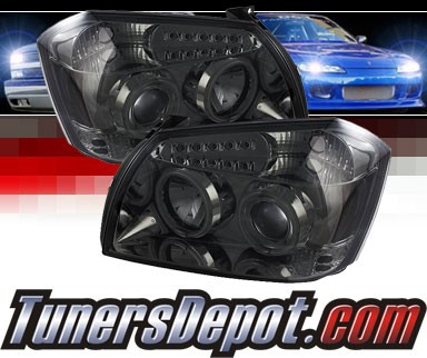 Sonar® LED Halo Projector Headlights (Smoke) - 05-07 Dodge Magnum