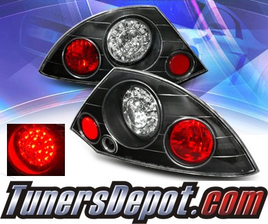 Sonar® LED Tail Lights (Black) - 00-02 Mitsubishi Eclipse