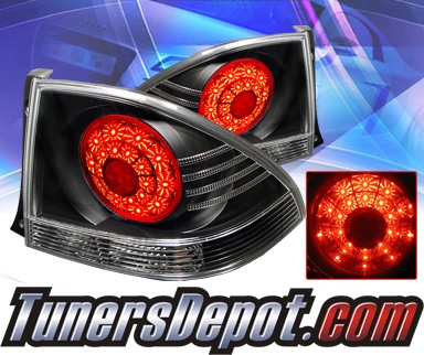 Sonar® LED Tail Lights (Black) - 01-05 Lexus IS300 Sedan