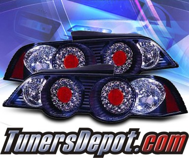 Sonar® LED Tail Lights (Black) - 02-04 Acura RSX