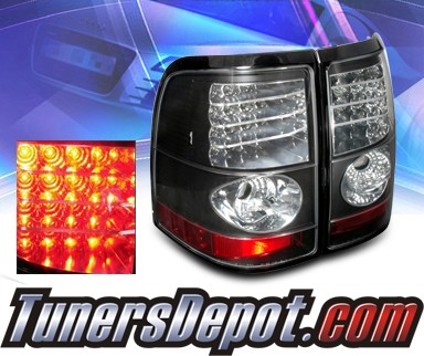 Sonar® LED Tail Lights (Black) - 02-05 Ford Explorer