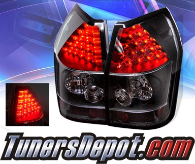 Sonar® LED Tail Lights (Black) - 05-08 Dodge Magnum