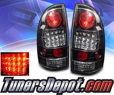Sonar® LED Tail Lights (Black) - 05-15 Toyota Tacoma