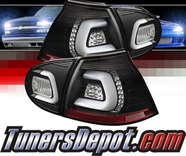 Sonar® LED Tail Lights (Black) - 06-09 VW Volkswagen Golf