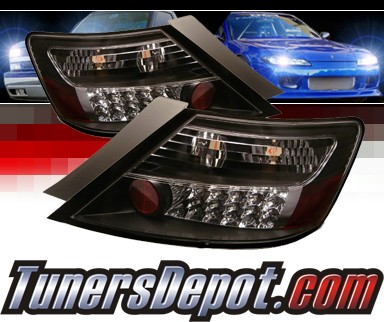 Sonar® LED Tail Lights (Black) - 06-10 Honda Civic 2dr.