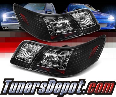 Sonar® LED Tail Lights (Black) - 07-09 Toyota Camry