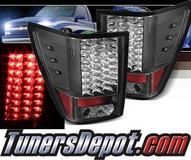 Sonar® LED Tail Lights (Black) - 07-10 Jeep Grand Cherokee
