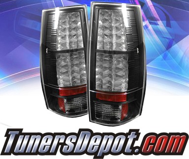 Sonar® LED Tail Lights (Black) - 07-12 GMC Suburban