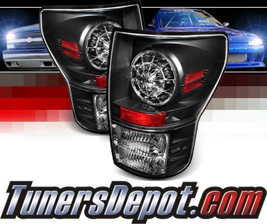 Sonar® LED Tail Lights (Black) - 07-12 Toyota Tundra