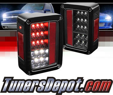 Sonar® LED Tail Lights (Black) - 07-14 Jeep Wrangler