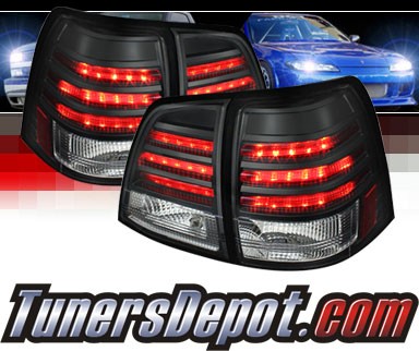 Sonar® LED Tail Lights (Black) - 08-11 Toyota Land Cruiser