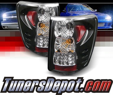 Sonar® LED Tail Lights (Black) - 99-04 Jeep Grand Cherokee (Gen. 2 Style)