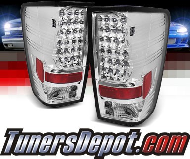 Sonar® LED Tail Lights (Chrome) - 04-12 Nissan Titan