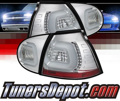Sonar® LED Tail Lights (Chrome) - 06-09 VW Volkswagen Golf