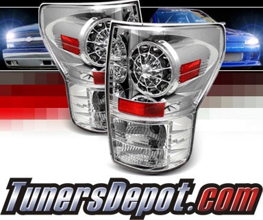 Sonar® LED Tail Lights (Chrome) - 07-12 Toyota Tundra