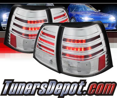 Sonar® LED Tail Lights (Chrome) - 08-11 Toyota Land Cruiser