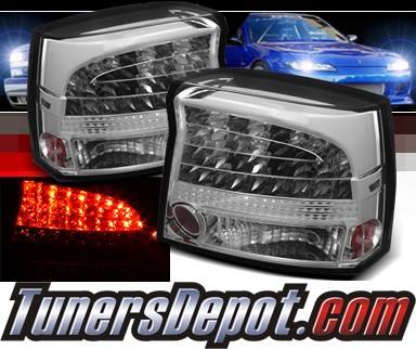 Sonar® LED Tail Lights (Chrome) - 09-10 Dodge Charger