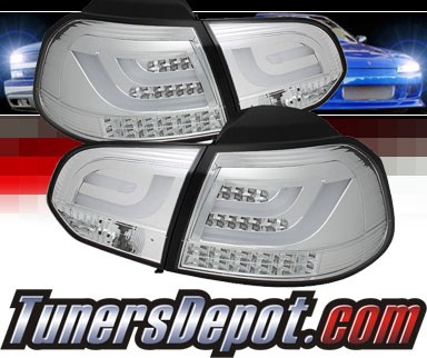 Sonar® LED Tail Lights (Chrome) - 10-12 VW Volkswagen Golf (Incl. GTI) (Gen 2)