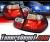 Sonar® LED Tail Lights (Red/Clear) - 02-05 BMW 325xi E46 4dr Sedan (w/ Strip Style)