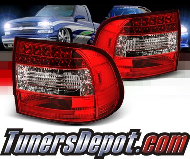 Sonar® LED Tail Lights (Red/Clear) - 03-07 Porsche Cayenne