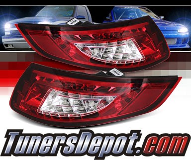 Sonar® LED Tail Lights (Red/Clear) - 05-08 Porsche 997