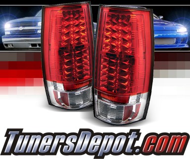 Sonar® LED Tail Lights (Red/Clear) - 07-12 Chevy Tahoe