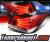 Sonar® LED Tail Lights (Red/Clear) - 08-12 Honda Accord 4dr