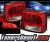 Sonar® LED Tail Lights (Red/Clear) - 09-10 Dodge Charger
