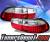 Sonar® LED Tail Lights (Red/Clear) - 92-95 Honda Civic 2/4dr.