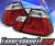 Sonar® LED Tail Lights (Red/Clear) - 99-01 BMW 330i E46 4dr Sedan