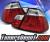 Sonar® LED Tail Lights (Red/Clear) - 99-01 BMW 330xi E46 4dr Sedan