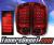Sonar® LED Tail Lights (Red/Smoke) - 02-06 Dodge Ram Pick-Up Truck