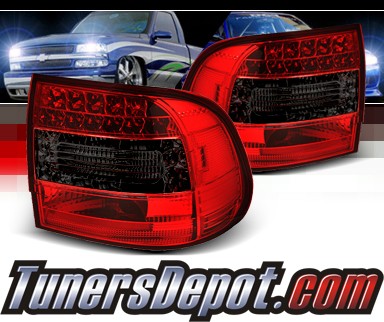 Sonar® LED Tail Lights (Red/Smoke) - 03-07 Porsche Cayenne