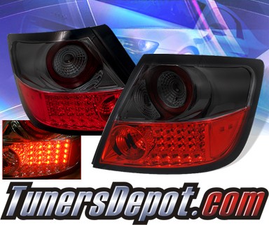 Sonar® LED Tail Lights (Red/Smoke) - 05-10 Scion TC