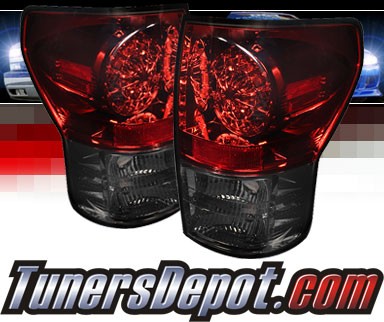 Sonar® LED Tail Lights (Red/Smoke) - 07-12 Toyota Tundra