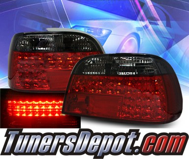 Sonar® LED Tail Lights (Red/Smoke) - 95-01 BMW 740i E38