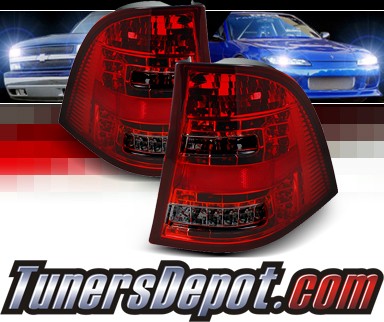 Sonar® LED Tail Lights (Red/Smoke) - 98-05 Mercedes-Benz ML320 W163
