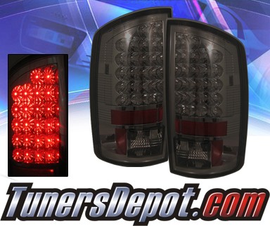 Sonar® LED Tail Lights (Smoke) - 02-06 Dodge Ram Pick-Up Truck